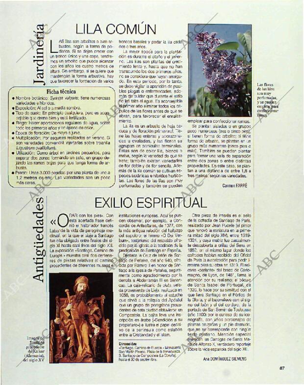 BLANCO Y NEGRO MADRID 29-08-1993 página 87