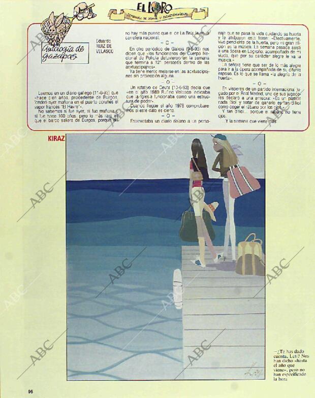 BLANCO Y NEGRO MADRID 29-08-1993 página 96