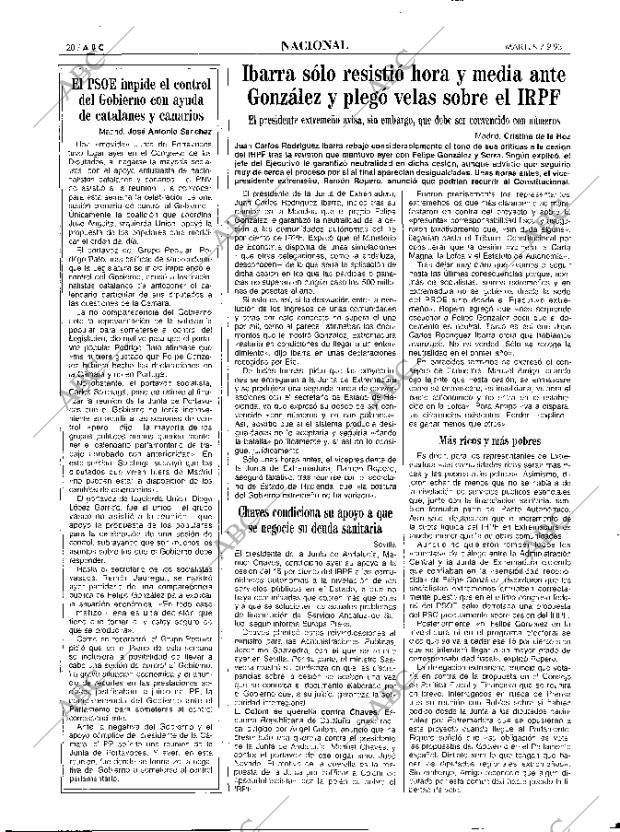 ABC MADRID 07-09-1993 página 20
