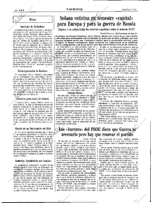 ABC MADRID 07-09-1993 página 22