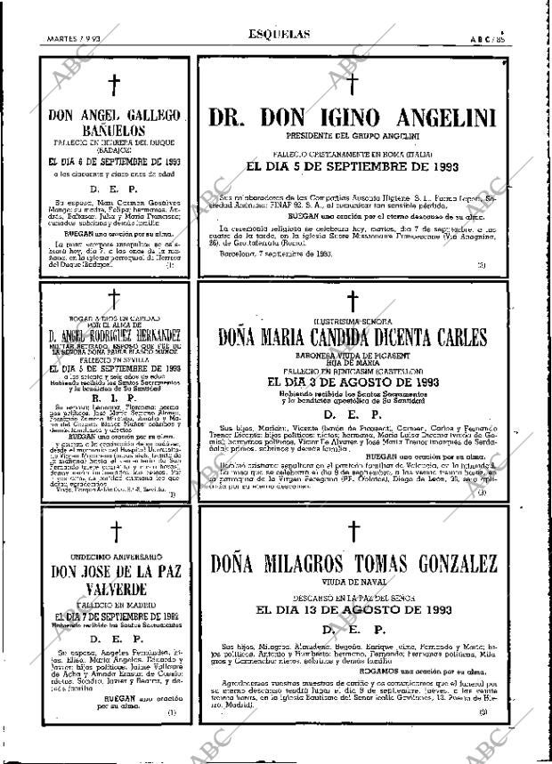 ABC MADRID 07-09-1993 página 85