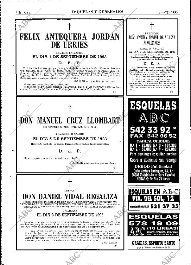 ABC MADRID 07-09-1993 página 86