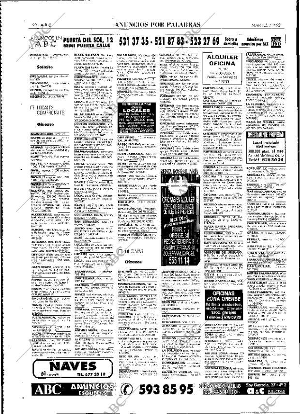 ABC MADRID 07-09-1993 página 90