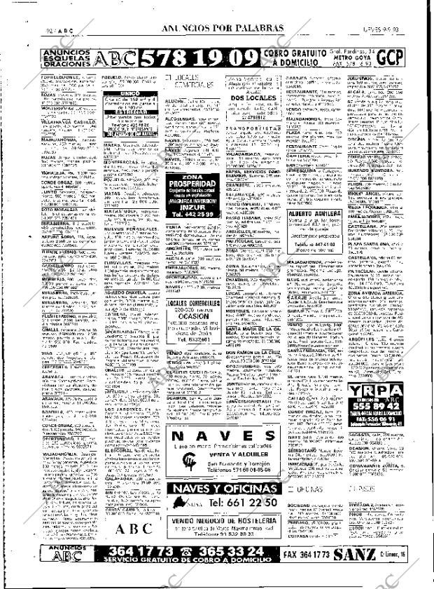 ABC MADRID 09-09-1993 página 92