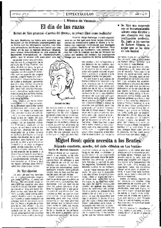 ABC MADRID 10-09-1993 página 77