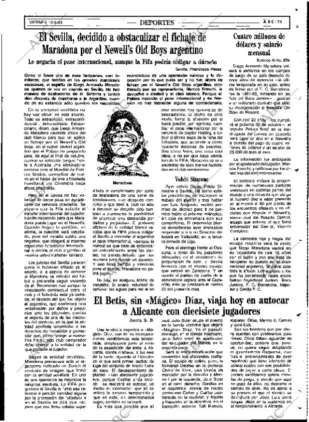 ABC SEVILLA 10-09-1993 página 79