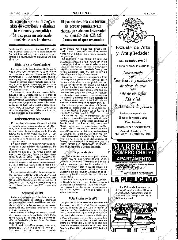 ABC MADRID 11-09-1993 página 23