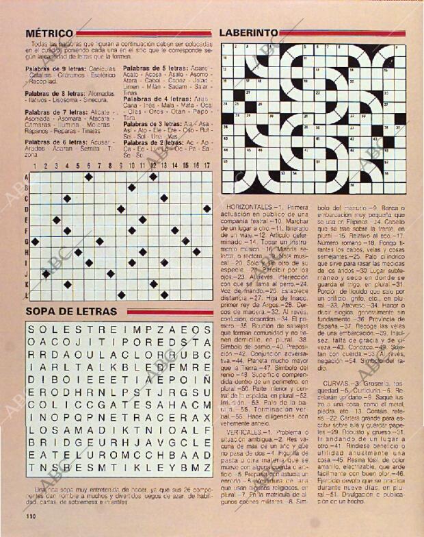 BLANCO Y NEGRO MADRID 12-09-1993 página 110