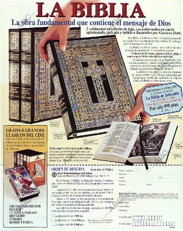 BLANCO Y NEGRO MADRID 12-09-1993 página 132