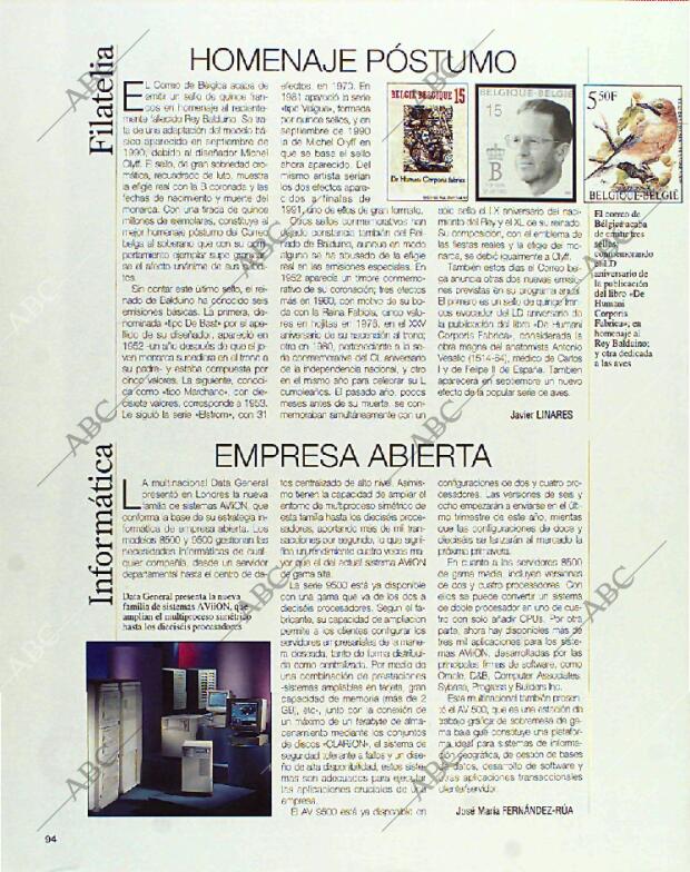 BLANCO Y NEGRO MADRID 12-09-1993 página 94