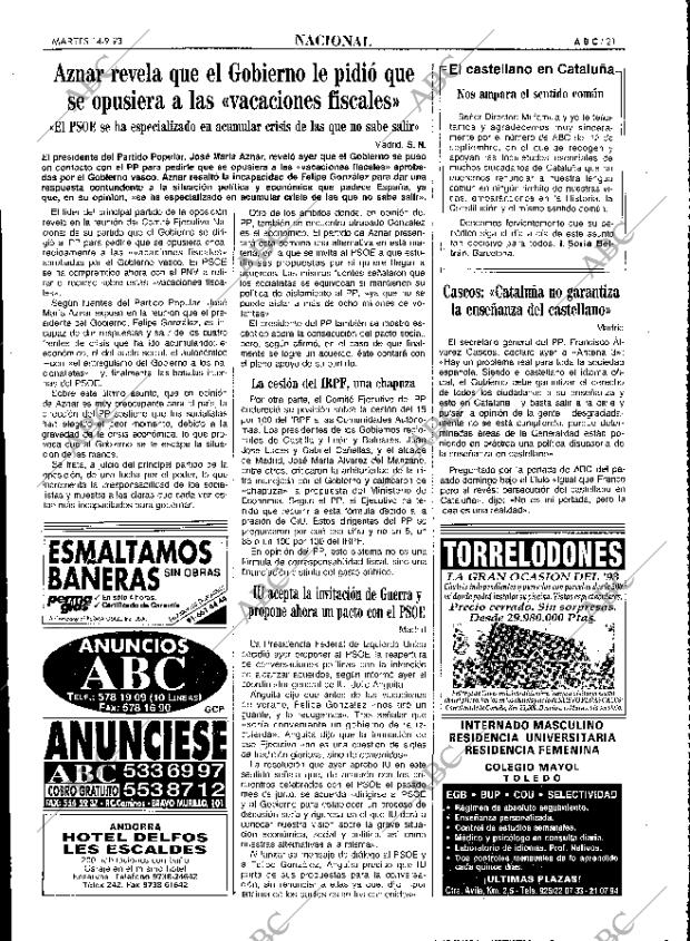 ABC MADRID 14-09-1993 página 21