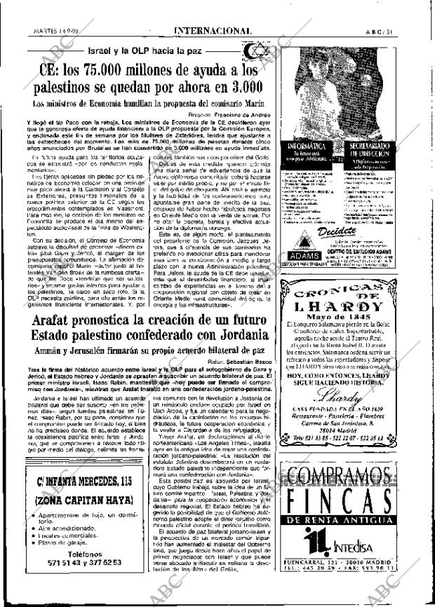 ABC MADRID 14-09-1993 página 31