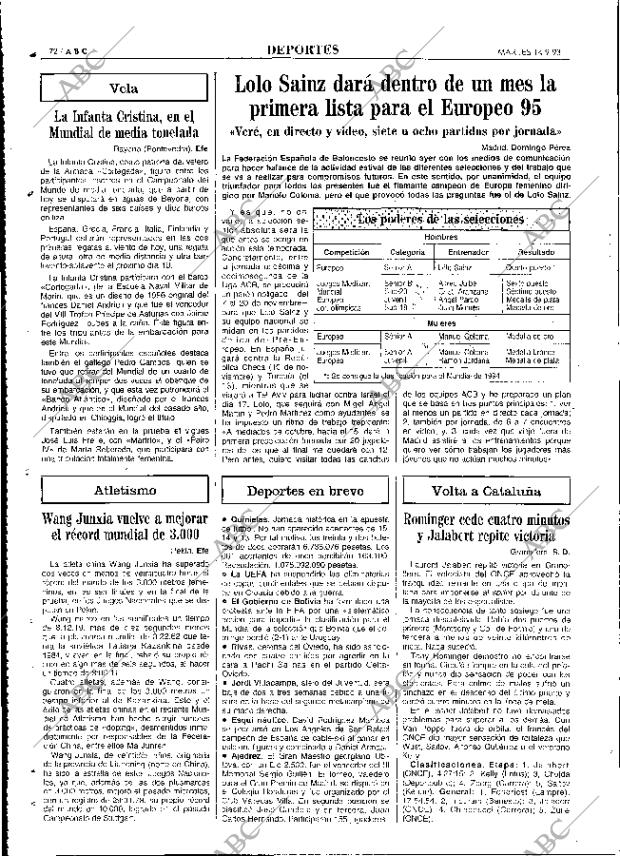 ABC MADRID 14-09-1993 página 72