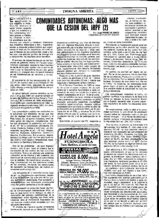 ABC SEVILLA 14-09-1993 página 72