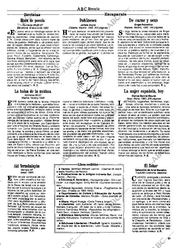 CULTURAL MADRID 17-09-1993 página 21