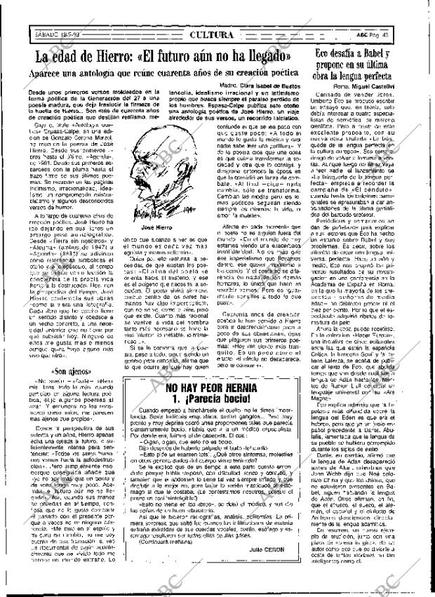 ABC MADRID 18-09-1993 página 43