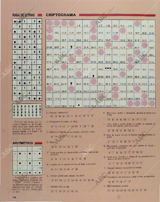 BLANCO Y NEGRO MADRID 19-09-1993 página 108