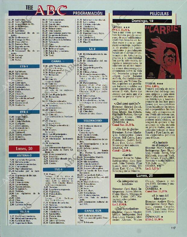 BLANCO Y NEGRO MADRID 19-09-1993 página 117