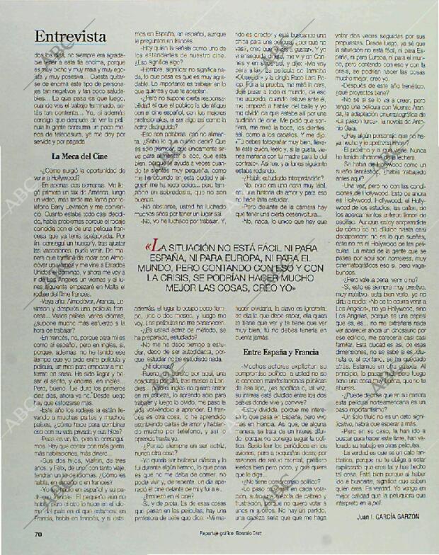 BLANCO Y NEGRO MADRID 19-09-1993 página 70