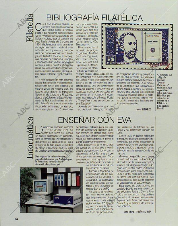 BLANCO Y NEGRO MADRID 19-09-1993 página 94