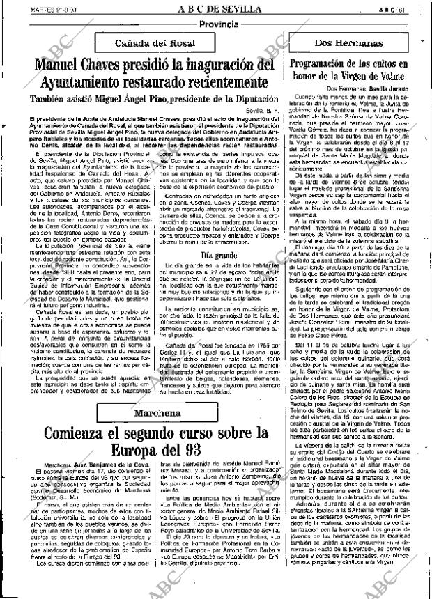 ABC SEVILLA 21-09-1993 página 61