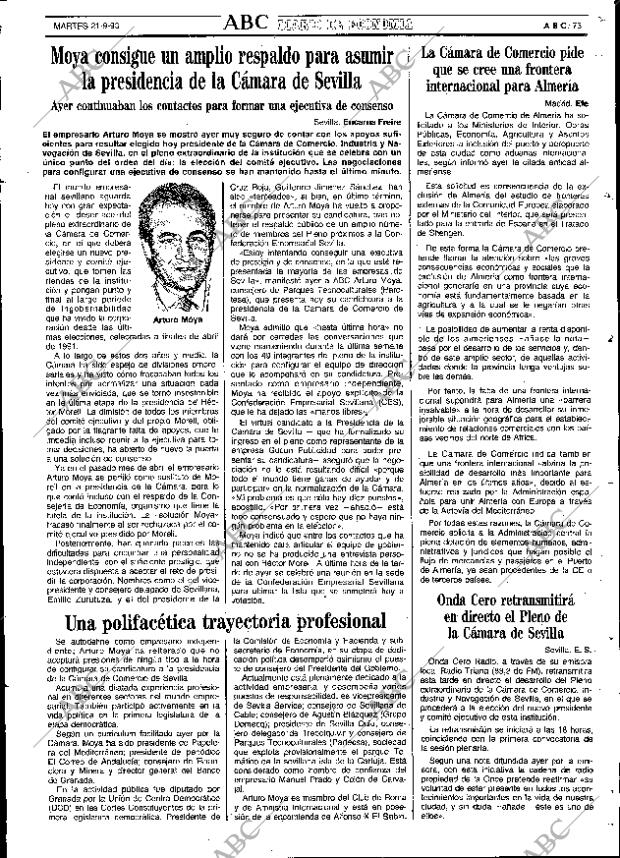 ABC SEVILLA 21-09-1993 página 73