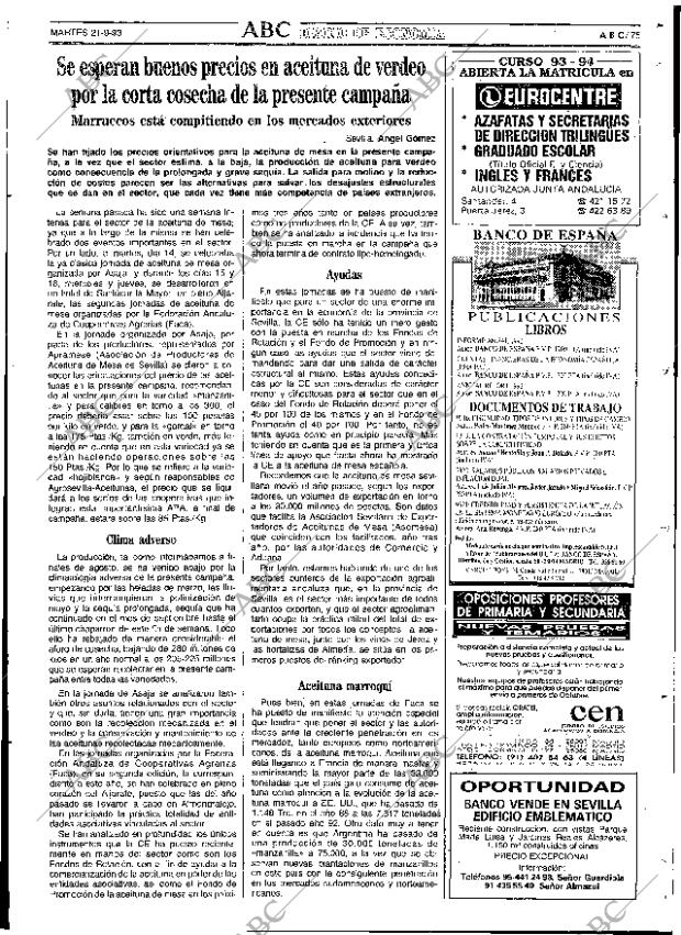ABC SEVILLA 21-09-1993 página 75