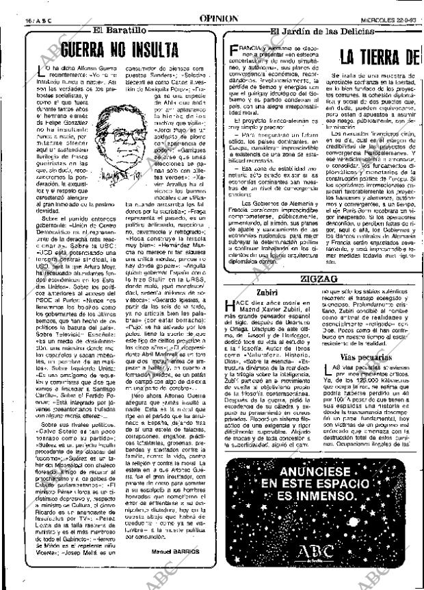 ABC SEVILLA 22-09-1993 página 16