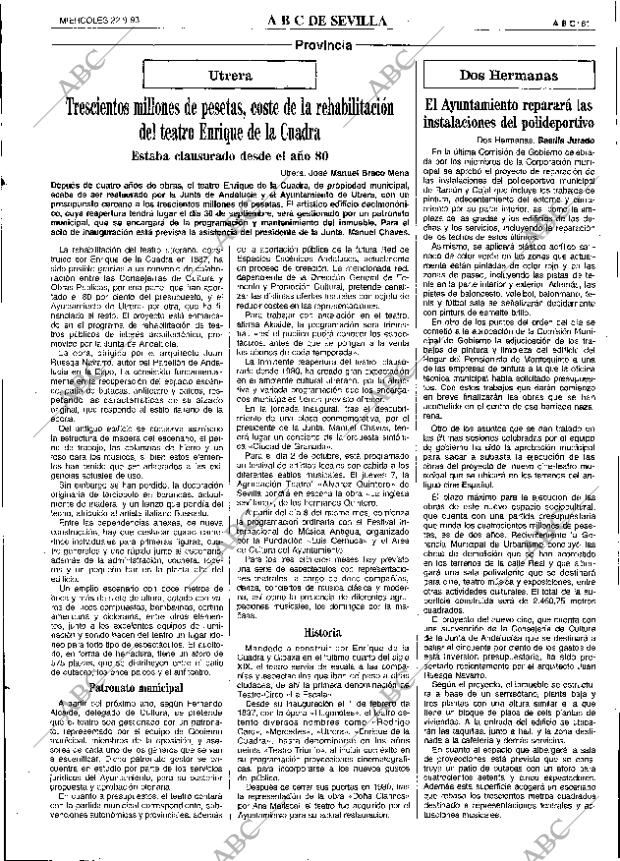 ABC SEVILLA 22-09-1993 página 61