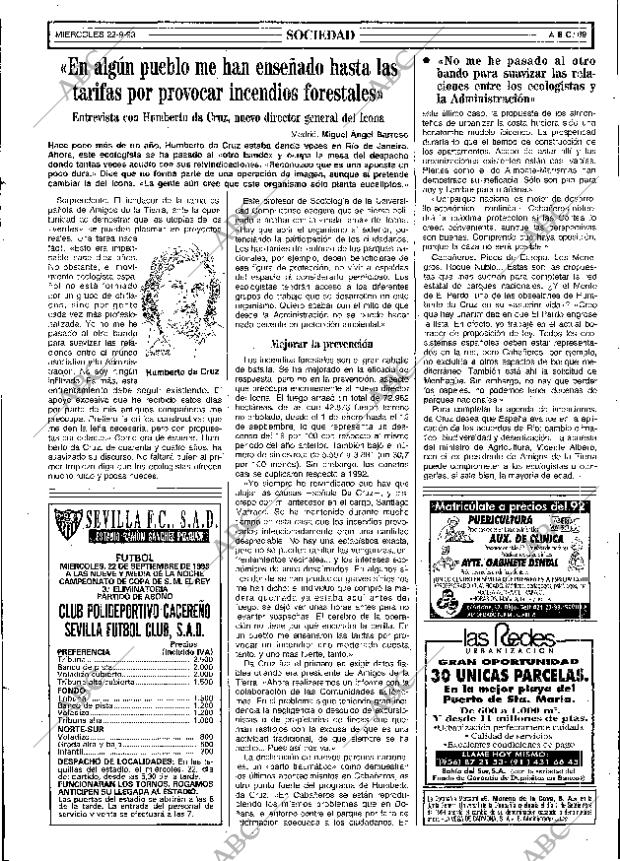 ABC SEVILLA 22-09-1993 página 69