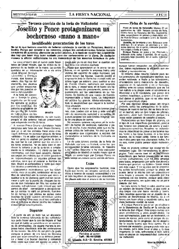 ABC SEVILLA 22-09-1993 página 81