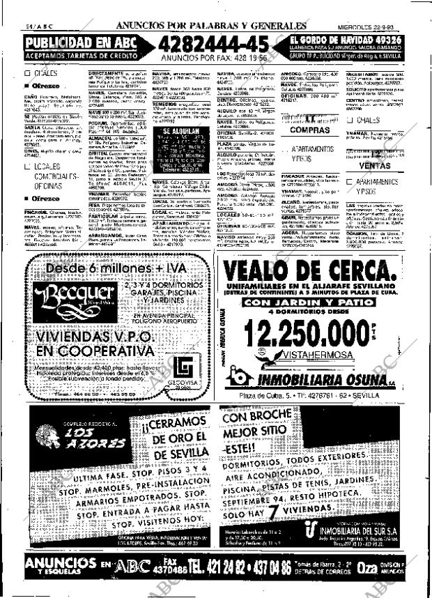 ABC SEVILLA 22-09-1993 página 94