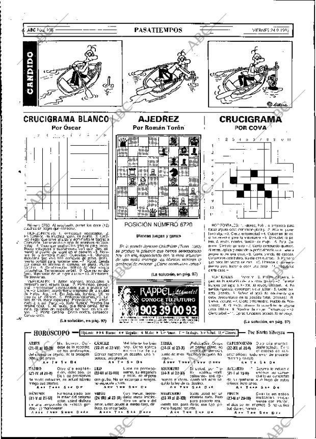 ABC MADRID 24-09-1993 página 108