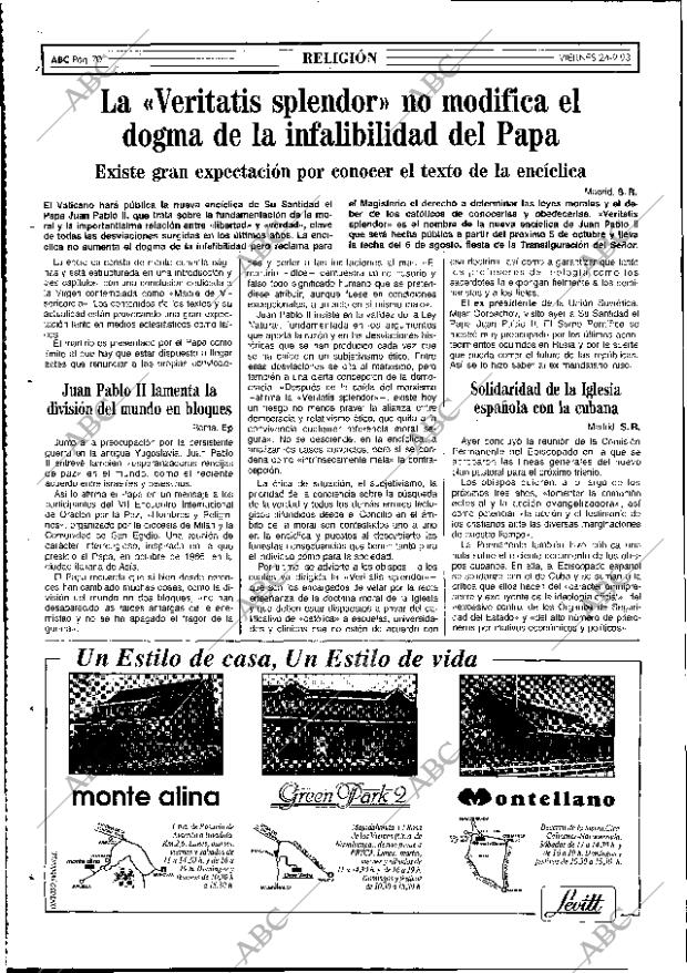 ABC MADRID 24-09-1993 página 70