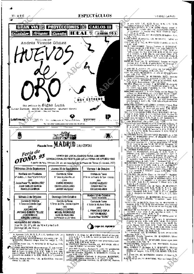 ABC MADRID 24-09-1993 página 90