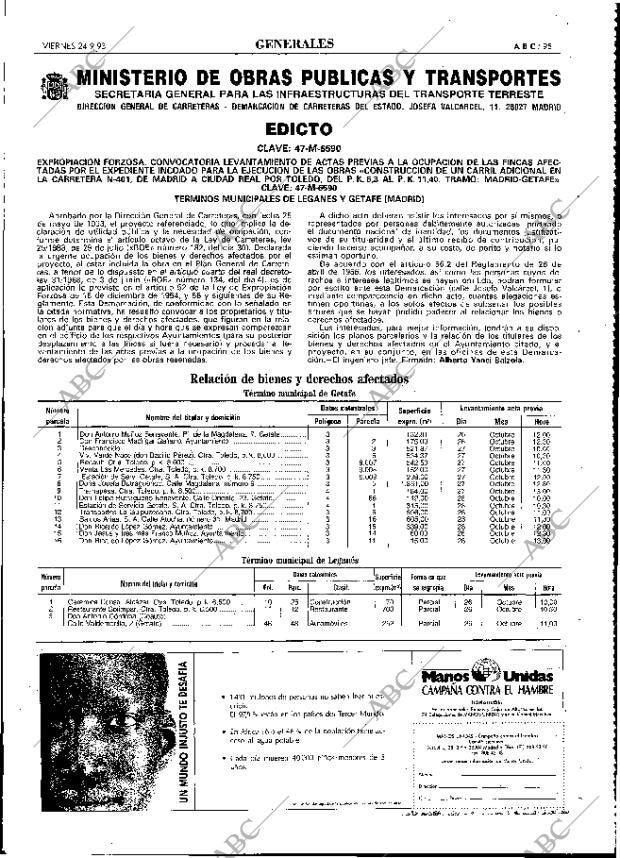 ABC MADRID 24-09-1993 página 95