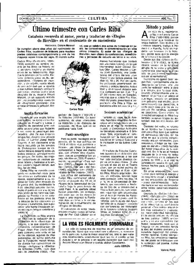 ABC MADRID 26-09-1993 página 73