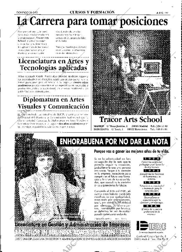ABC MADRID 26-09-1993 página 99