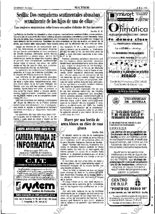 ABC SEVILLA 26-09-1993 página 105