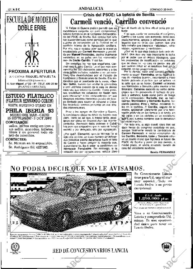ABC SEVILLA 26-09-1993 página 52