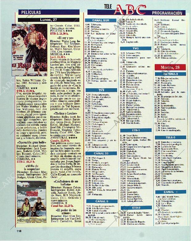 BLANCO Y NEGRO MADRID 26-09-1993 página 118