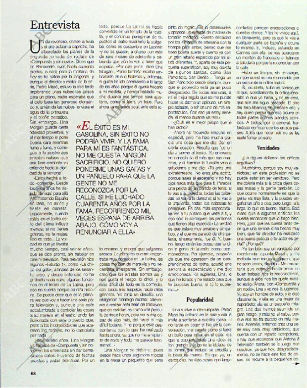 BLANCO Y NEGRO MADRID 26-09-1993 página 68