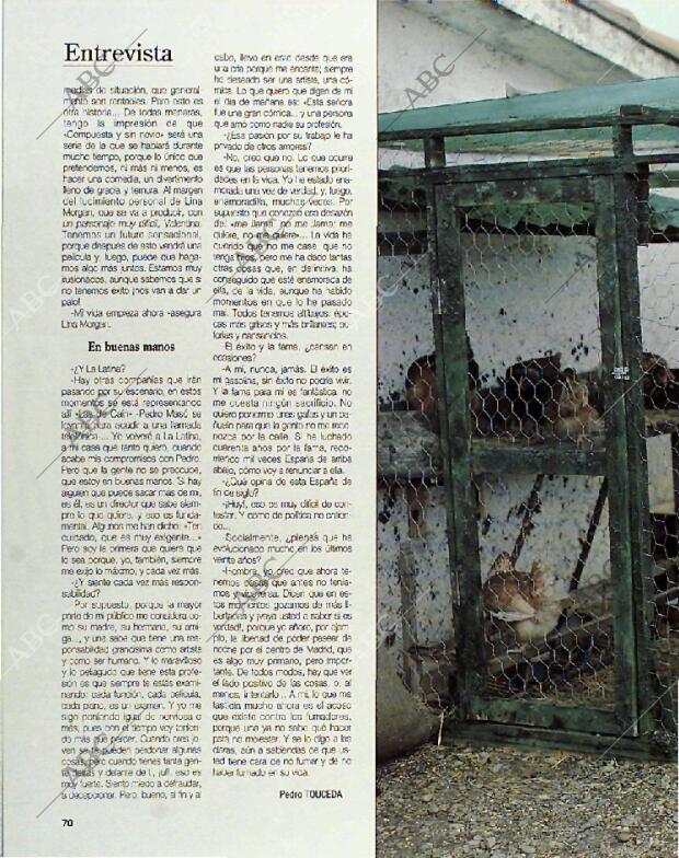 BLANCO Y NEGRO MADRID 26-09-1993 página 70