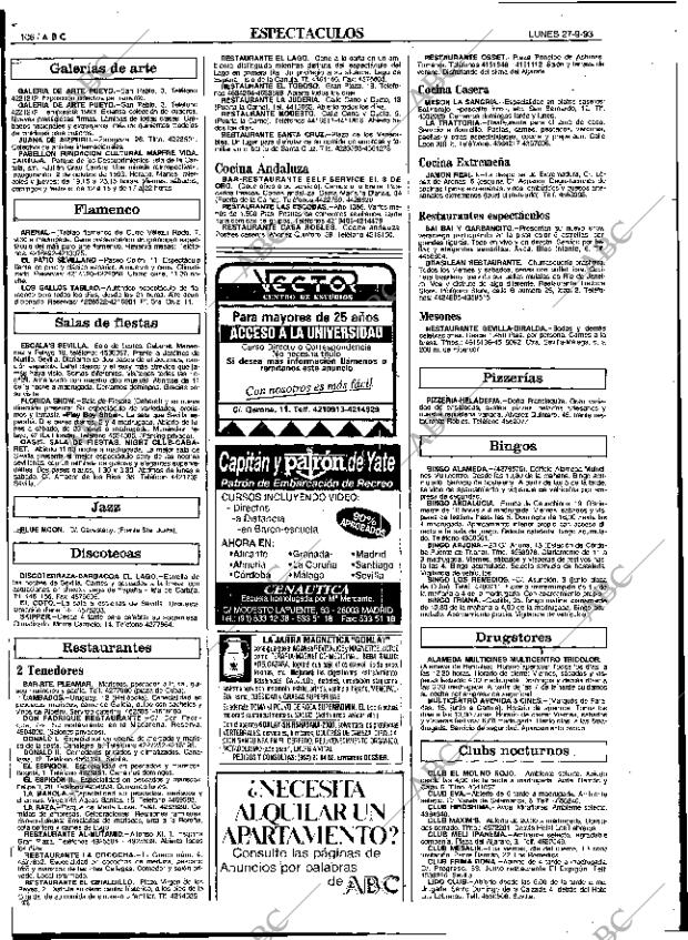 ABC SEVILLA 27-09-1993 página 106