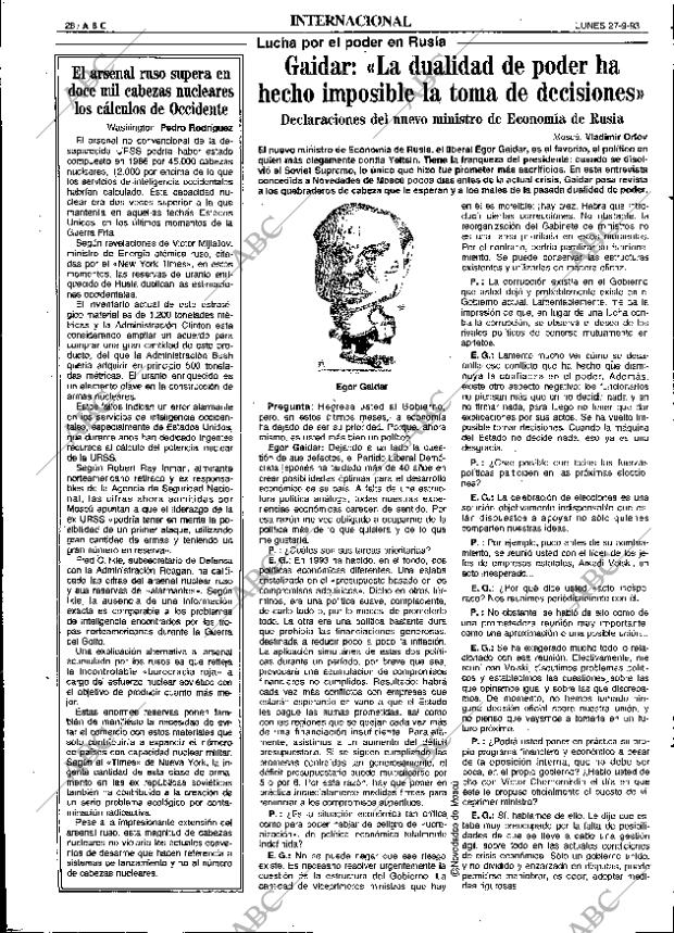 ABC SEVILLA 27-09-1993 página 28