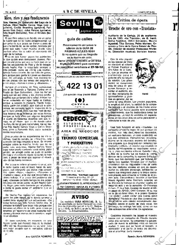 ABC SEVILLA 27-09-1993 página 76