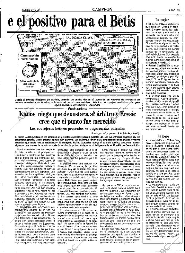 ABC SEVILLA 27-09-1993 página 83