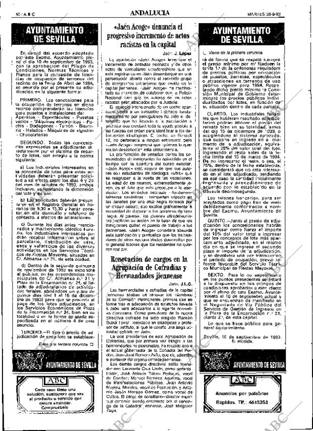ABC SEVILLA 28-09-1993 página 40