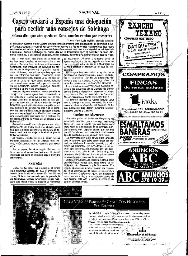 ABC MADRID 30-09-1993 página 31