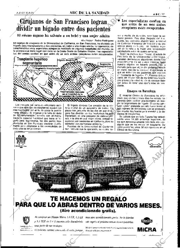 ABC MADRID 30-09-1993 página 77